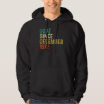 50th Birthday 50 Years Old Goat Since December 197 Hoodie<br><div class="desc">50th Birthday 50 Years Old Goat Since December 1972</div>