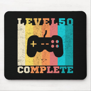 50th Birthday/ Anniversary Level 50 Complete Mouse Pad