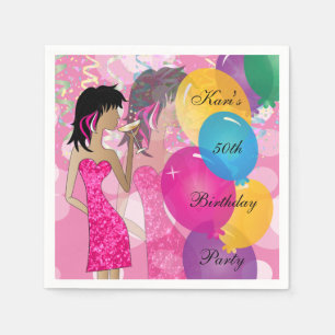 50th Birthday Bash Party Napkin