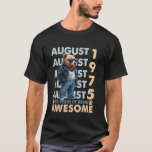 50th Birthday Bear Legends August 1975 50 Years Ol T-Shirt<br><div class="desc">50th Birthday Bear Legends August 1975 50 Years Old For Mens</div>