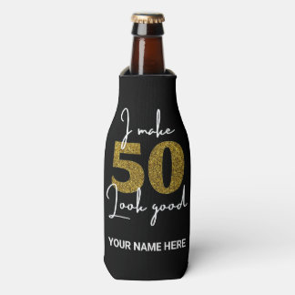 50th Birthday  Bottle Cooler