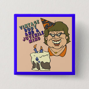 50th Birthday Button