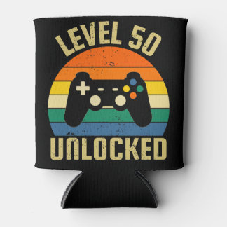 50th Birthday Can Cooler