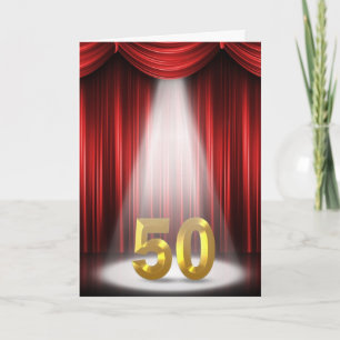 50th Birthday Card