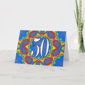 50th Birthday Card