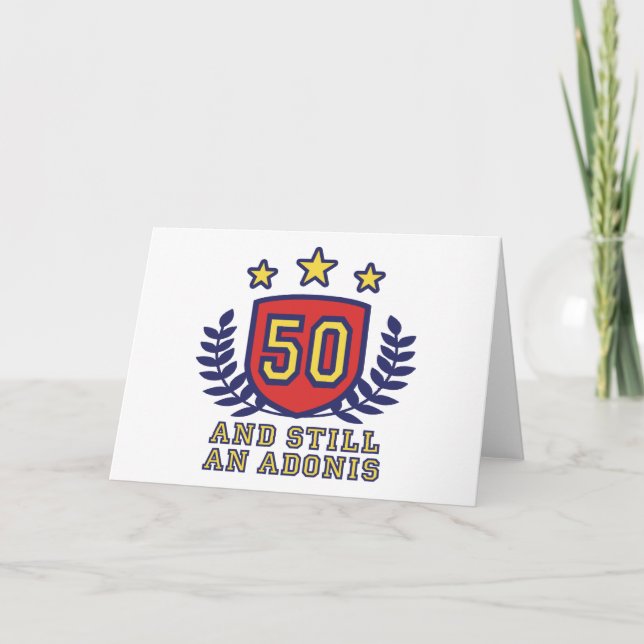 50th Birthday Card (Front)