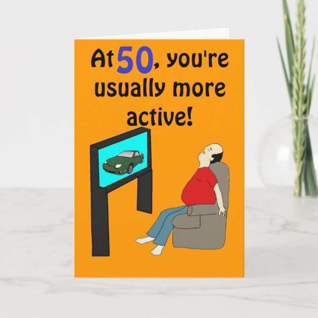 50th Birthday card (Front)