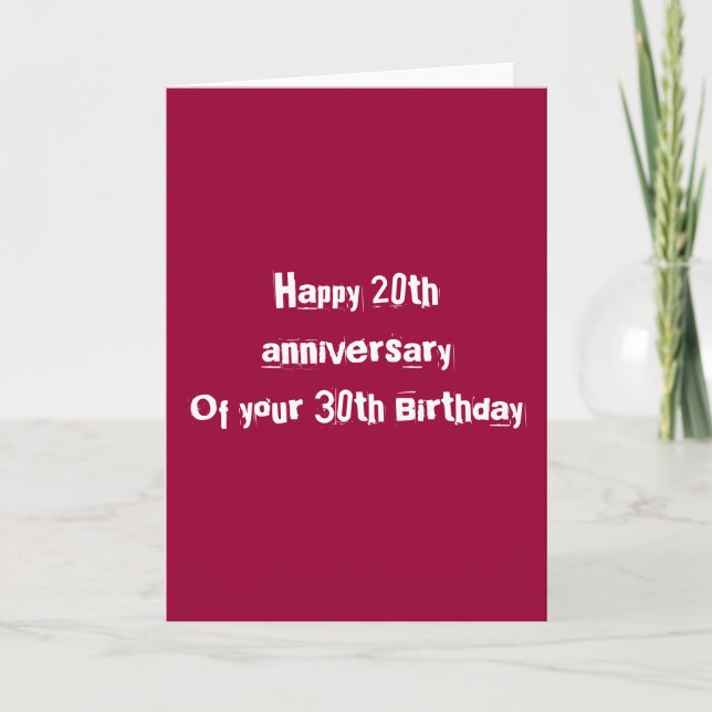 50th Birthday Card (Front)