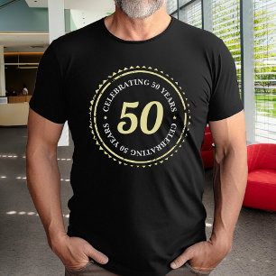 50th Birthday Celebrating 50 Years Stamp T-Shirt