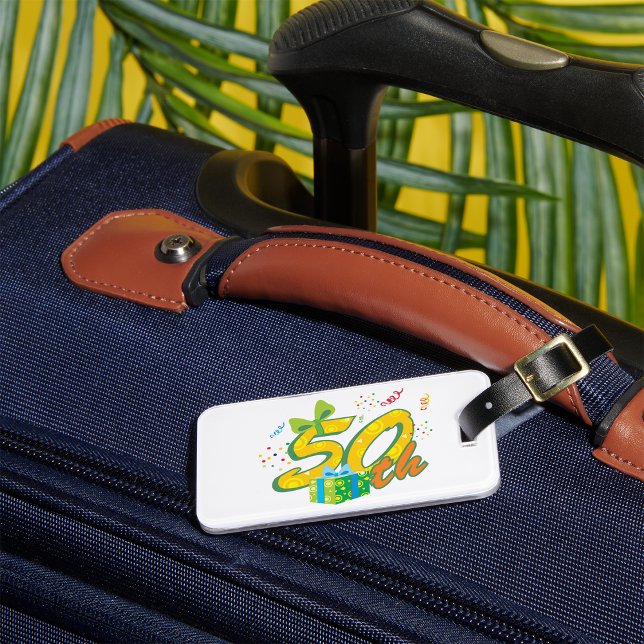 50th Birthday Celebration Luggage Tags (Creator Uploaded)