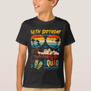 50th Birthday Cruise Squad Family Cruise Vacation  T-Shirt