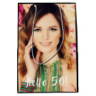 50th birthday custom photo hello 50 fifty