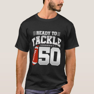 50th Birthday - Football Birthday Party - 50th Bir T-Shirt