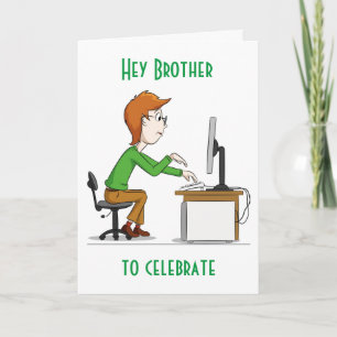 "50th BIRTHDAY FOR MY BROTHER" Card