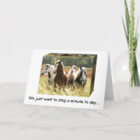 **50th BIRTHDAY** FUN TIME HORSES HAVE A HAY WISH