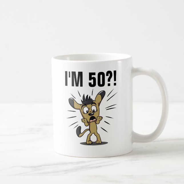 50th Birthday Funny Coffee Mugs (Right)