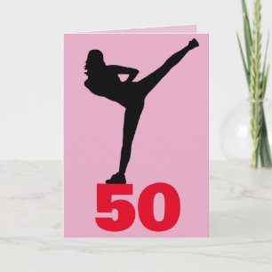 50TH BIRTHDAY FUNNY FOR HER GREETING CARD