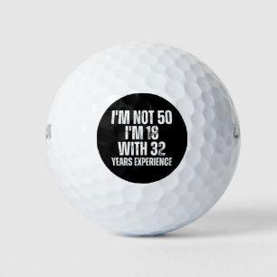 50Th Birthday Funny Golf Balls