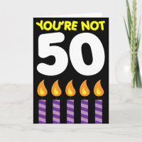 50th Birthday Funny Tariff