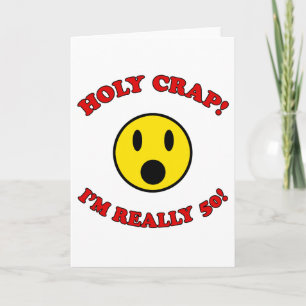 50th Birthday Gag Gifts Card