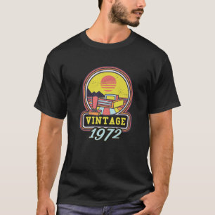 50Th Birthday Gaming Controller Vintage 1972 Gamer T-Shirt