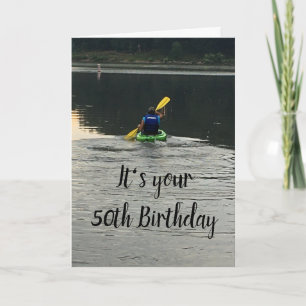 **50th BIRTHDAY** GET OUT-DO WHAT MAKES U HAPPY Card