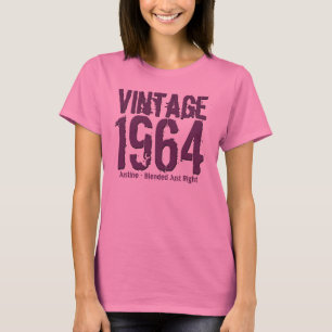 50th Birthday Gift 1964 Blended Just Right v02 T-Shirt
