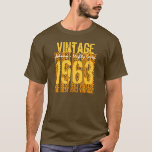 50th Birthday Gift Best 1963 Vintage T-Shirt