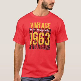 50th Birthday Gift Best 1963 Vintage V012 T-Shirt