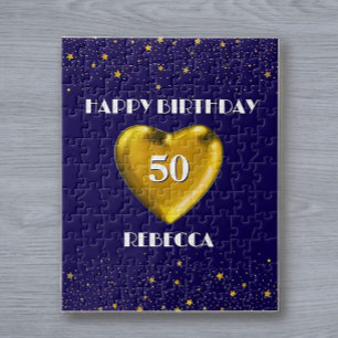 50th birthday gift! Custom congrats puzzle