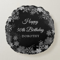 50th Birthday Gift Winter Wonderland Snowflake