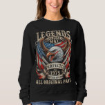 50th Birthday Gifts For Men May 1975 50 Year Old B Sweatshirt<br><div class="desc">50th Birthday Gifts For Men May 1975 50 Year Old Bday</div>