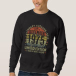 50th Birthday Gifts Vintage December 1975 50 Years Sweatshirt<br><div class="desc">50th Birthday Gifts Vintage December 1975 50 Years Old Men</div>