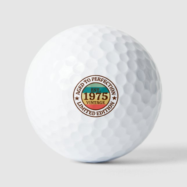 50th Birthday Golf Balls (Front)