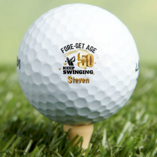 50th birthday golf balls 50 years funny gift