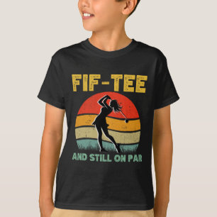 50th Birthday Golf Women's Design Retro 50 Year Ol T-Shirt