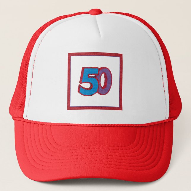 50Th Birthday hat (Front)
