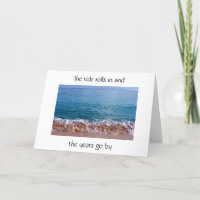 50th BIRTHDAY HUMOR AS THE TIDE ROLLS IN