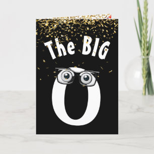 50th Birthday Humour On Black Card