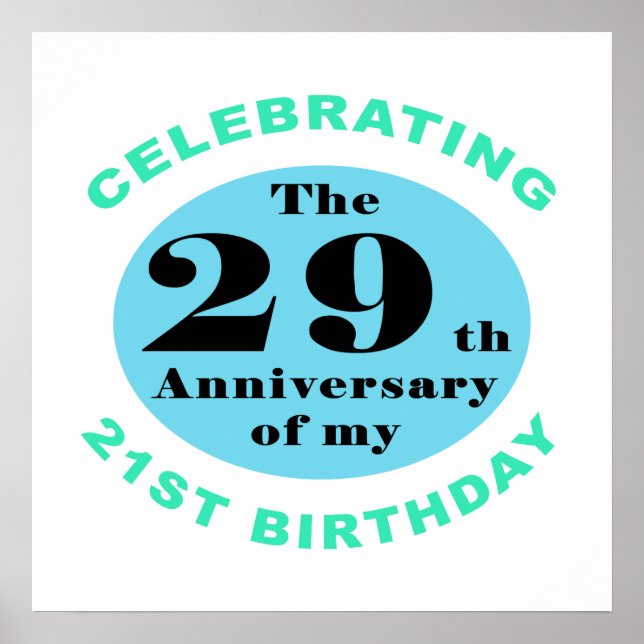 50th Birthday Humour Poster (Front)