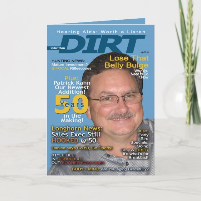 50th Birthday Invitation (Front)