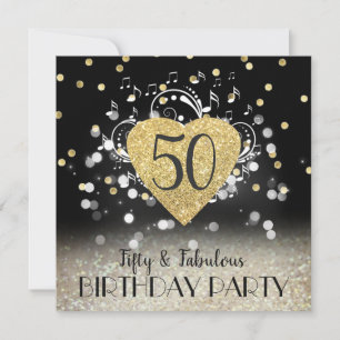 50th birthday invitation