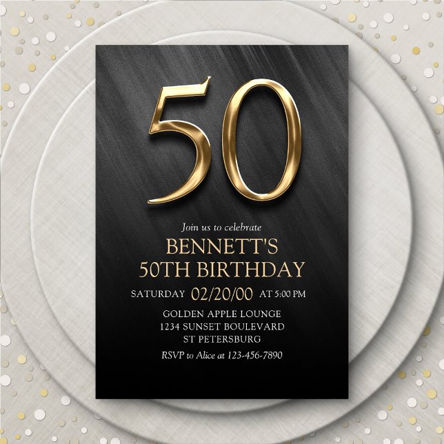 50th Birthday Invitation (Creator Uploaded)