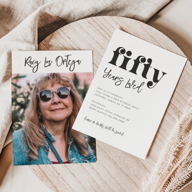 50th Birthday Invitation | Photo 50th Birthday (Creator Uploaded)