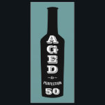 50th Birthday Invitation Wine Aged to Perfection<br><div class="desc">A great birthday party toast for the 30 year old wine-loving lush in your life! This wine bottle design labelled with "Aged to Perfection" lets everyone know your oenophile has great taste, a great sense of humour and a great vintage. Give it as an over-the-hill roast gift or for their...</div>