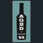50th Birthday Invitation Wine Aged to Perfection<br><div class="desc">A great birthday party toast for the 30 year old wine-loving lush in your life! This wine bottle design labelled with "Aged to Perfection" lets everyone know your oenophile has great taste, a great sense of humour and a great vintage. Give it as an over-the-hill roast gift or for their...</div>