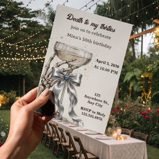 50th birthday invitation women