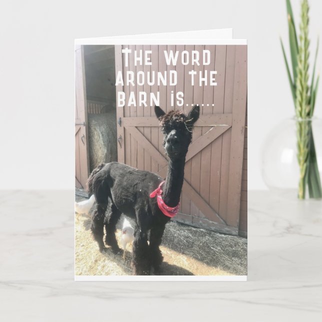 "50th BIRTHDAY??? JUST CAN'T BELIEVE IT Card (Front)