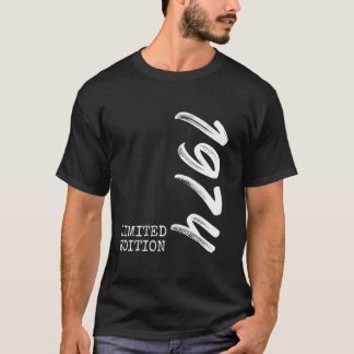 50th Birthday Man Woman 50 Years 1974 Decorative F T-Shirt