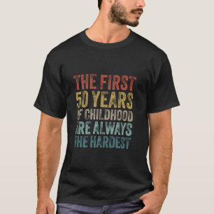 50th Birthday Men 50 Years Old Women Fifty YO Vint T-Shirt